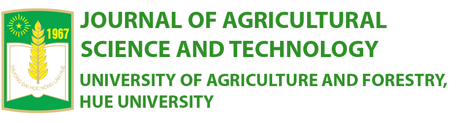 The Journal of Agricultural Science and Technology of the University of Agriculture and Forestry, Hue University